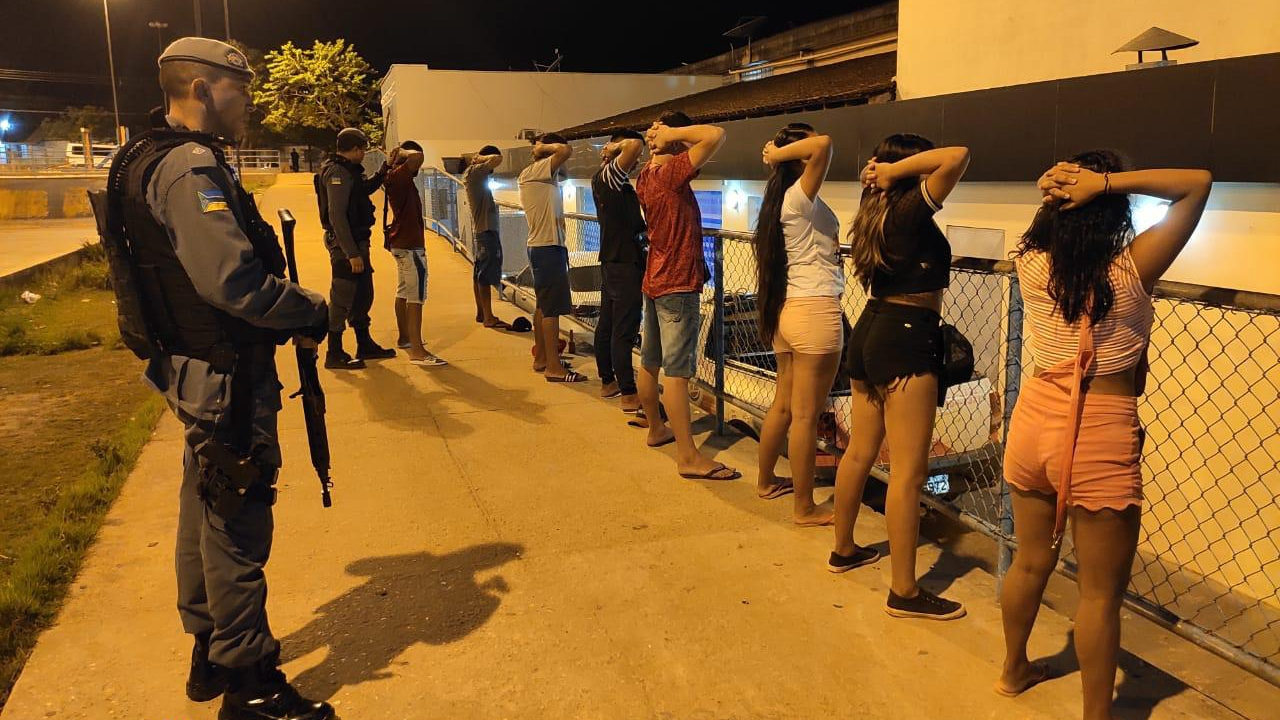 POLÍCIA CIVIL ENCAMINHA 15 MENORES DE IDADE AO CONSELHO TUTELAR DURANTE A OPERAÇÃO 